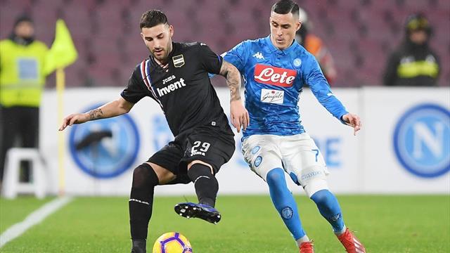Napoli-Sampdoria: probabili formazioni e statistiche