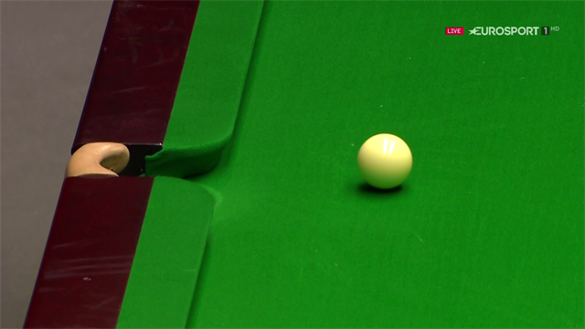 Wilson favoured by incredible run of cue ball Wilson favoured by incredible run of cue ball