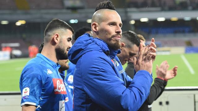 Hamsik: "Non posso salutare ora, non è ancora ufficiale"