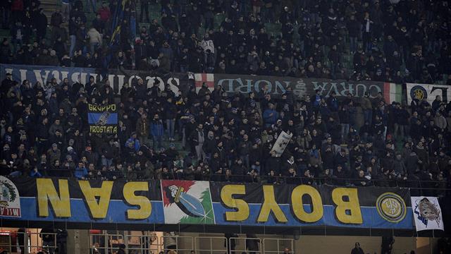 La Curva Nord dell'Inter