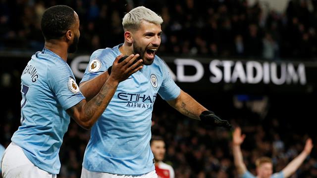 Premier League, Manchester City-Arsenal: Un ‘hat-trick’ de Agüero para apretar el liderato (3-1)