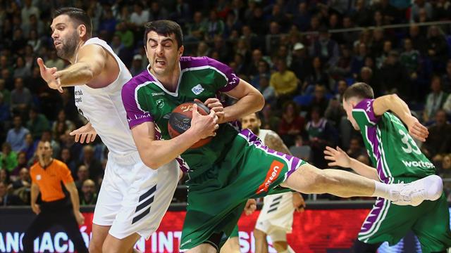 Unicaja vence al Madrid con un triple sobre la bocina en la prórroga (103-102)