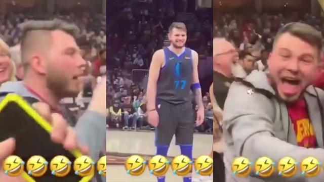 El divertido descubrimiento de Luka Doncic ¡Su gemelo estaba en la grada! El divertido descubrimiento de Luka Doncic ¡Su gemelo estaba en la grada!