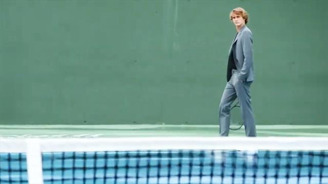 Duell Mensch gegen Maschine: Zverev dreht im Anzug auf