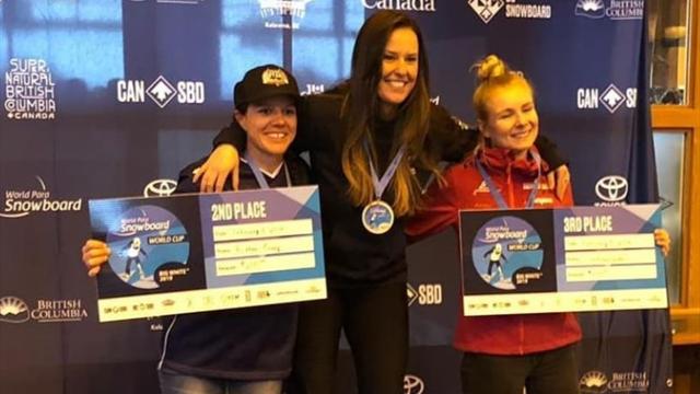 La española Astrid Fina, oro en la Copa del Mundo de snowboard de Canadá