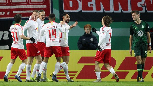 Cunha schießt Leipzig erstmals ins Viertelfinale
