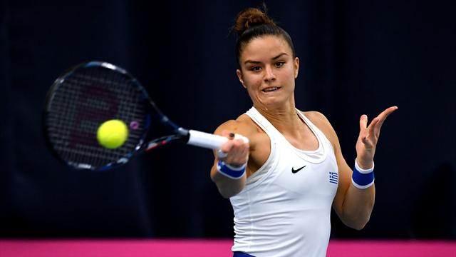 Sakkari slams ‘worst ever’ line judges after Fed Cup defeat to Konta