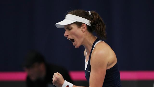 Boulter and Konta send Great Britain into play-off
