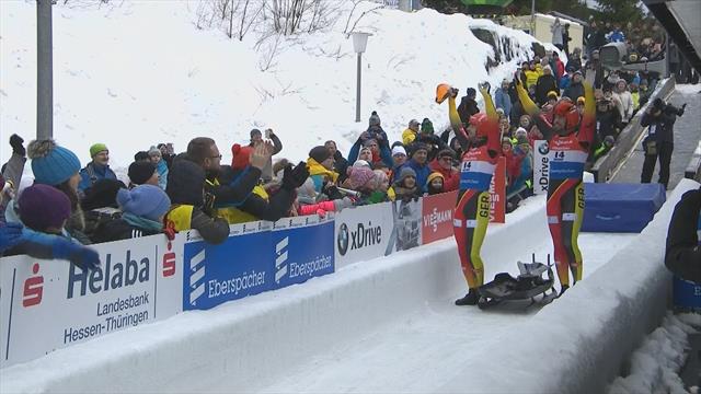 Olympic champions Tobias Wendl and Tobias Arlt claim Oberhof win Olympic champions Tobias Wendl and Tobias Arlt claim Oberhof win