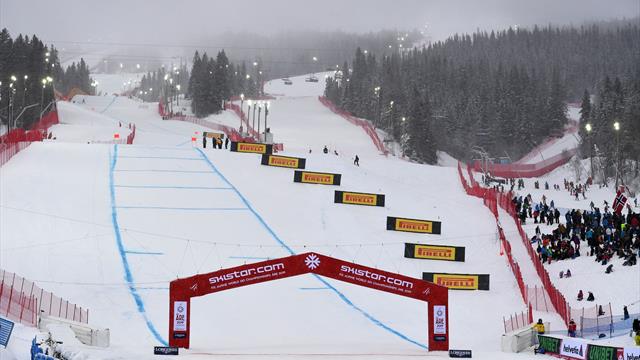 World championships men's downhill start delayed