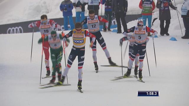 Klaebo clinches win after tight sprint in Lahti Klaebo clinches win after tight sprint in Lahti
