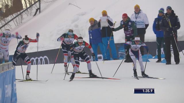 Falla edges tight sprint in Lahti Falla edges tight sprint in Lahti