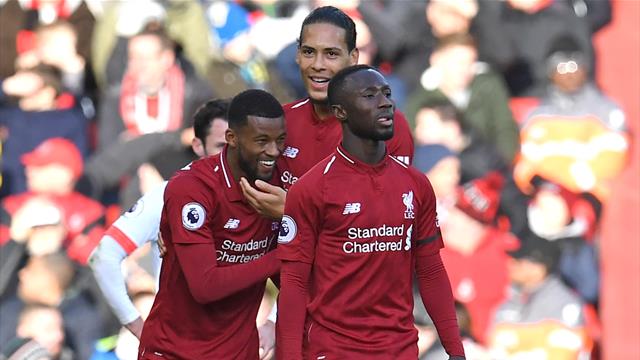 Il Liverpool scaccia la "mini-crisi": 3-0 al Bournemouth, Reds di nuovo a +3 sul City