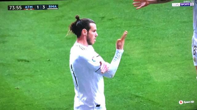 El corte de mangas de Bale ante el Atleti se queda sin sanción: podrá jugar los Clásicos