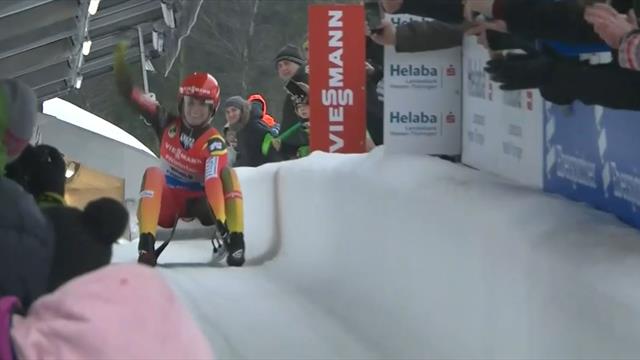 Dreifachsieg: So räumten Geisenberger, Hüfner und Eitberger bei der EM ab Dreifachsieg: So räumten Geisenberger, Hüfner und Eitberger bei der EM ab