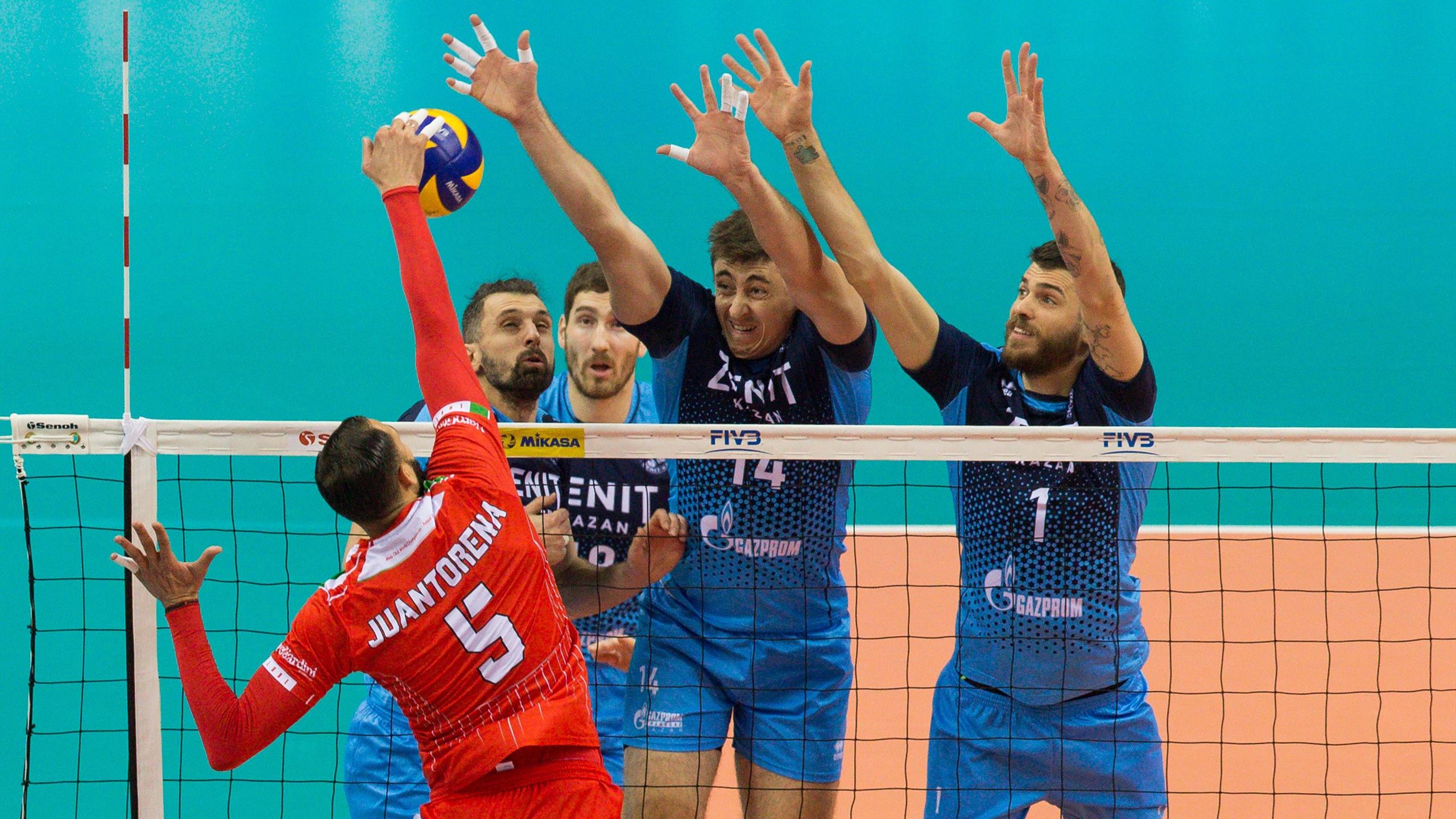 Suivez les 1/2F de la Ligue des Champions de volleyball en direct sur Eurosport et Eurosport