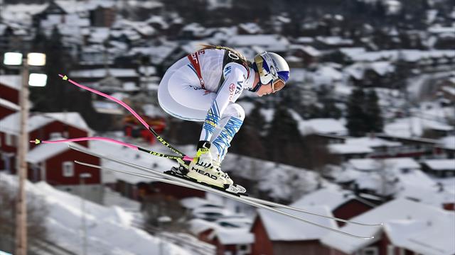 Mundiales Are 2019: La espectacular y emotiva última bajada de Lindsey Vonn que valió un bronce Mundiales Are 2019: La espectacular y emotiva última bajada de Lindsey Vonn que valió un bronce