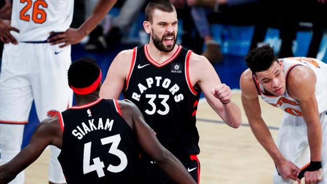 Marc Gasol se muestra "contento" tras su debut con los Raptors