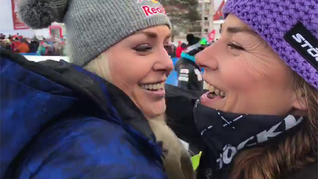 Vonn a Tina Maze: "E' stato il momento più teso della mia carriera" Vonn a Tina Maze: "E' stato il momento più teso della mia carriera"