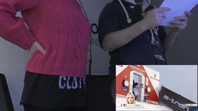Behind the scenes, Merighetti e Bonzi: "Tutti in piedi per Lindsey Vonn" Behind the scenes, Merighetti e Bonzi: "Tutti in piedi per Lindsey Vonn"