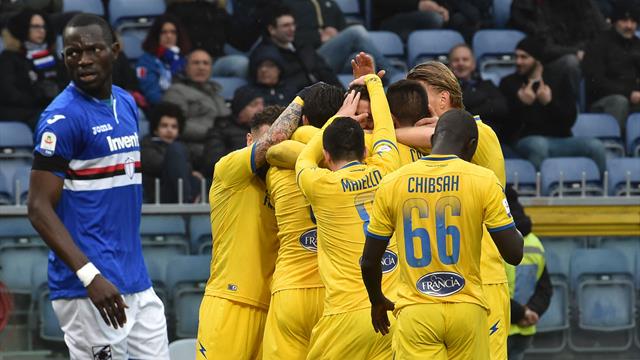 Sampdoria ancora battuta: il Frosinone espugna Marassi grazie al gol di Ciofani
