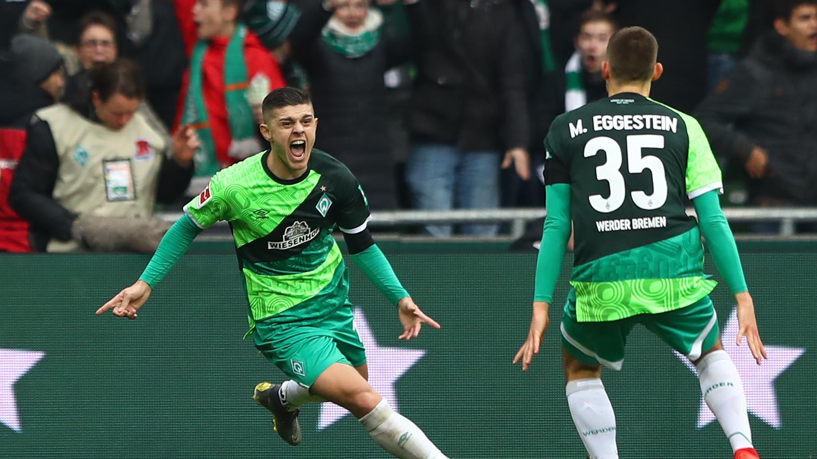 Werder Bremen Gewinnt Klar Gegen Den Fc Augsburg Am 21 Bundesliga Spieltag Eurosport