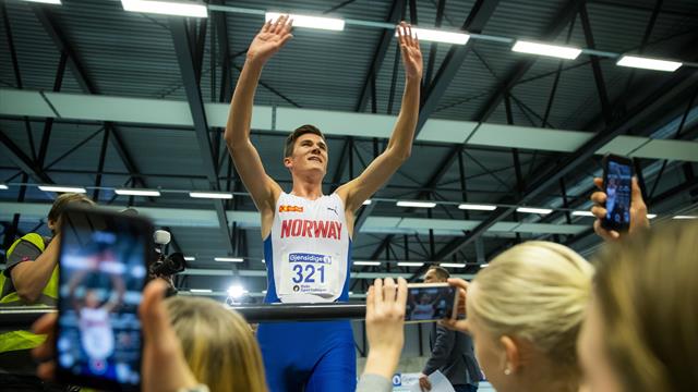 Jakob Ingebrigtsen med nordisk rekord på 1500 meter