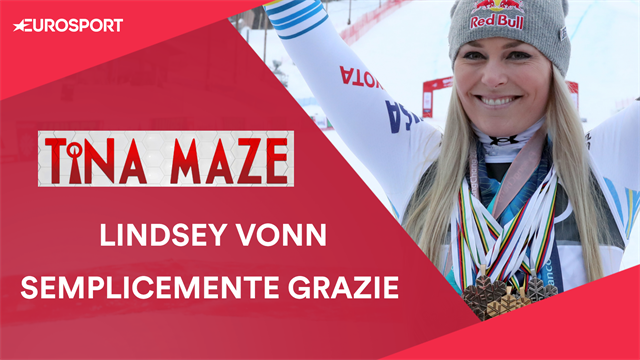 Tina Maze: "Lindsey Vonn campionessa vera: Bronzo per salutare da Regina" Tina Maze: "Lindsey Vonn campionessa vera: Bronzo per salutare da Regina"