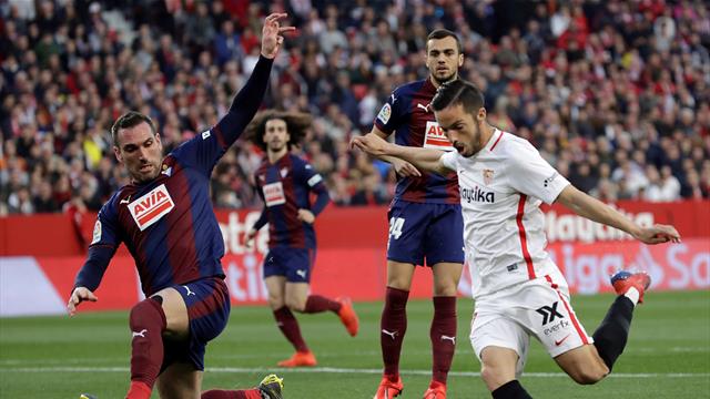 El Sevilla tira de épica para empatar (2-2) contra el Éibar en el añadido