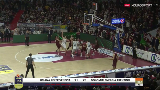 Che emozioni al Taliercio: Watt manda così Venezia al supplementare con Trento Che emozioni al Taliercio: Watt manda così Venezia al supplementare con Trento