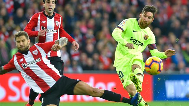 Un gagliardo Athletic Bilbao ferma sullo 0-0 il Barcellona: il Real Madrid prende la rincorsa