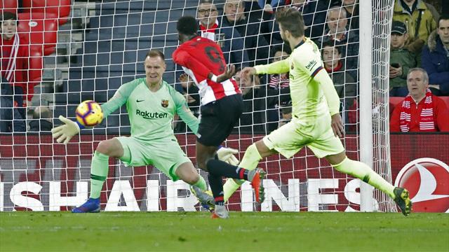 LaLiga, Athletic-Barcelona: Un santo en la Catedral (0-0)