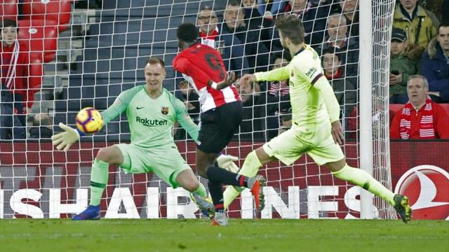 0-0. Ter Stegen impide la derrota del Barcelona en San Mamés