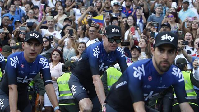 Froome, Quintana y Urán emocionan en la antesala del Tour Colombia