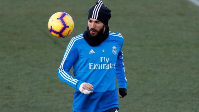 Benzema trabaja al margen en la vuelta a los entrenamientos