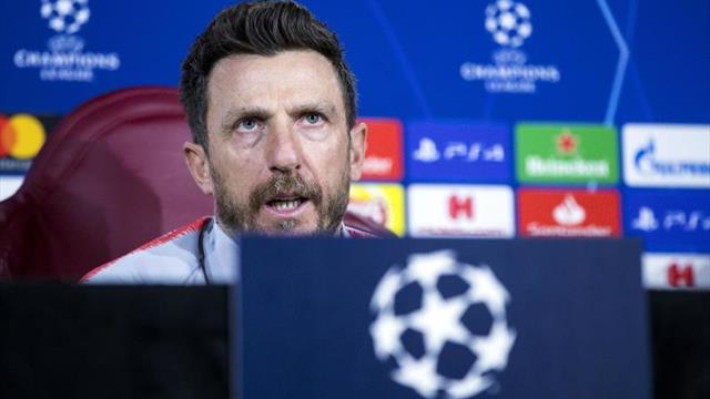 Di Francesco pide al Roma ser ambicioso y recuerda las "semis" del año pasado