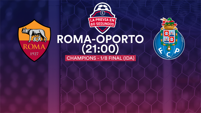 La previa en 60" del Roma-Oporto: Casillas y Pepe para asaltar el Olímpico (21:00) La previa en 60" del Roma-Oporto: Casillas y Pepe para asaltar el Olímpico (21:00)