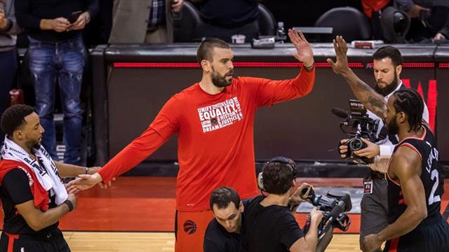 127-125. Leonard y la conexión española de Ibaka y Marc dan triunfo a Raptors