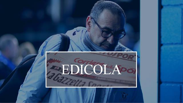 Edicola: Chelsea, fiducia a tempo per Sarri. Il Tottenham prenota Perisic per giugno