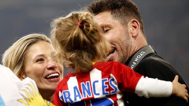 Simeone, "contento y feliz" tras su quinta paternidad
