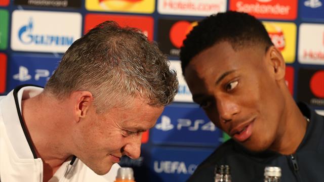 Martial glänzt als Übersetzer für Solskjaer Martial glänzt als Übersetzer für Solskjaer
