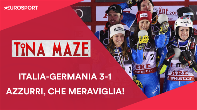 Tina Maze: "Italia di Bronzo nel Team Event, con la Germania vincono sempre gli Azzurri" Tina Maze: "Italia di Bronzo nel Team Event, con la Germania vincono sempre gli Azzurri"