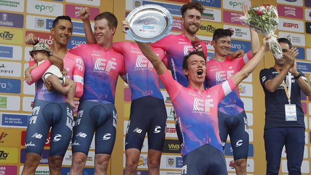 Tour de Colombia: El equipo de Urán se adjudica la contrarreloj inicial