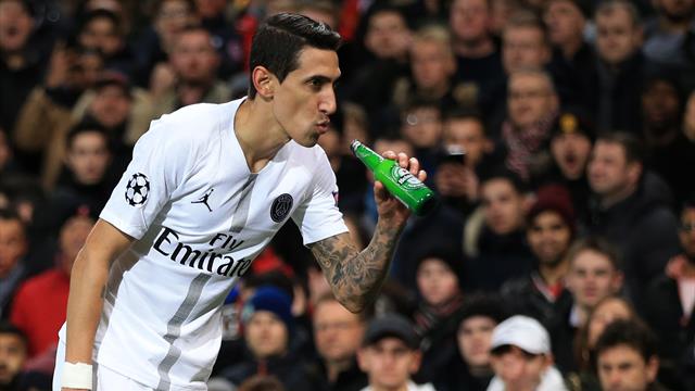 La original respuesta de Di María cuando le lanzaron una cerveza
