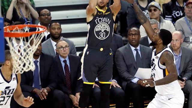 115-108. Durant y los Warriors amplían su racha victoriosa y frenan a los Jazz