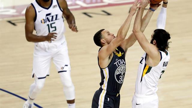Rubio no puede con Curry y Pau Gasol se quedó en el banquillo