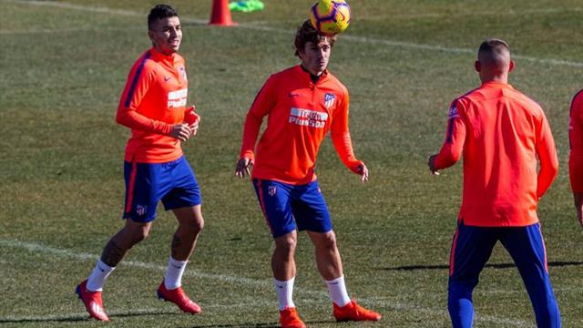 Lucas y Rodrigo, bajas del entrenamiento del Atlético con Koke aparte