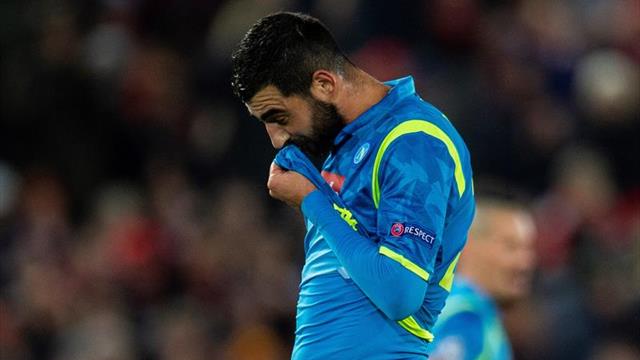 El Nápoles desea una rápida recuperación a Albiol tras la operación de rodilla