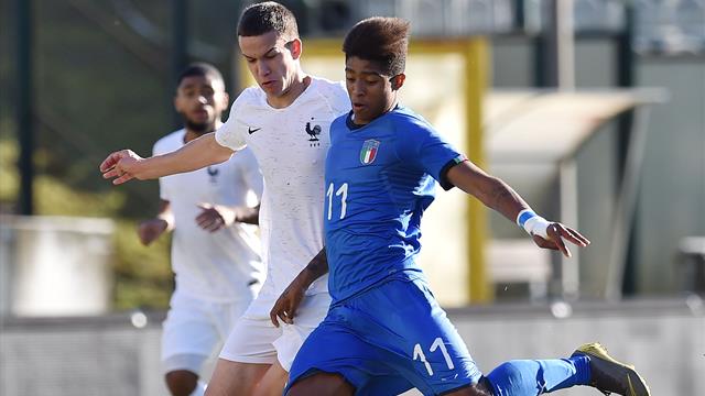 Gli azzurrini Under 19 battono 2-1 la Francia in amichevole, Esposito e Salcedo in gol