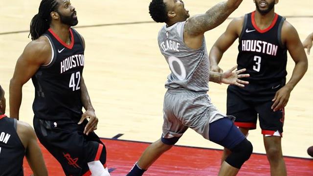 121-111. Teague guía a los Timberwolves, que se sobreponen a 42 puntos de Harden